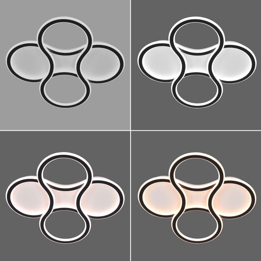Brilagi - LED regulējams griestu gaismeklis ORELLI LED/53W/230V 3000-6000K ar tālvadības pulti