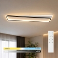 BRILAGI - LED regulējams griestu gaismeklis OUTLINE LED/90W/230V 3000-6000K 18x100 cm balts/melns + tālvadības pults