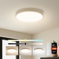 Brilagi - LED regulējams griestu gaismeklis POOL SMART LED/48W/230V 3000-6000K Ø 40 cm Wi-Fi Tuya bēšs + tālvadības pults