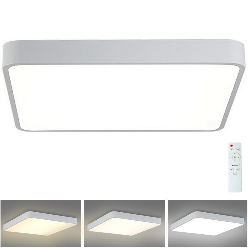 Brilagi - LED regulējams griestu gaismeklis POOL SQUARE LED/48W/230V 3000-6000K 50x50 cm balts + tālvadība