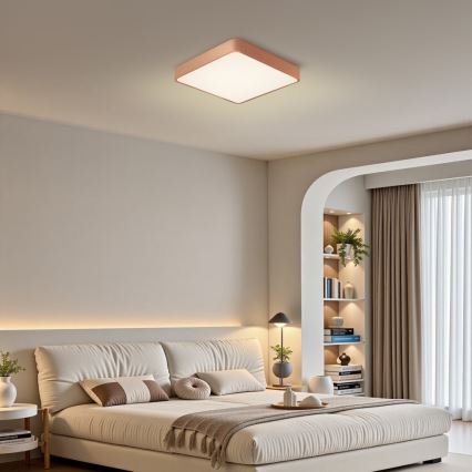 BRILAGI - LED regulējams griestu gaismeklis POOL SQUARE LED/48W/230V 3000-6000K 50x50 cm bronzas krāsā + tālvadības pults