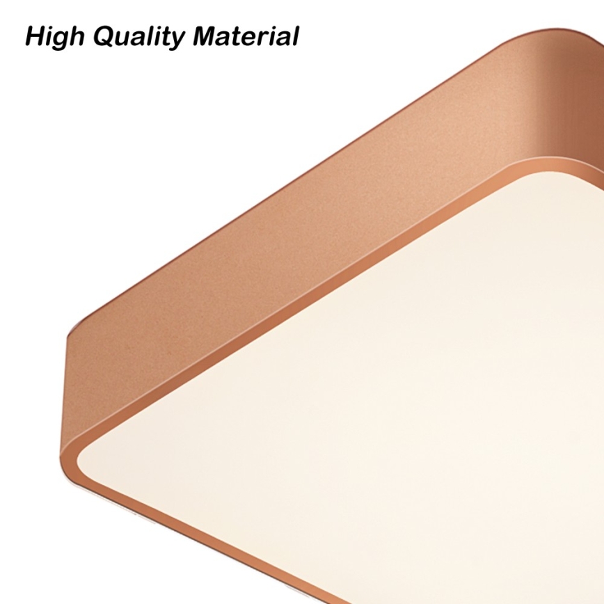 BRILAGI - LED regulējams griestu gaismeklis POOL SQUARE LED/48W/230V 3000-6000K 50x50 cm bronzas krāsā + tālvadības pults
