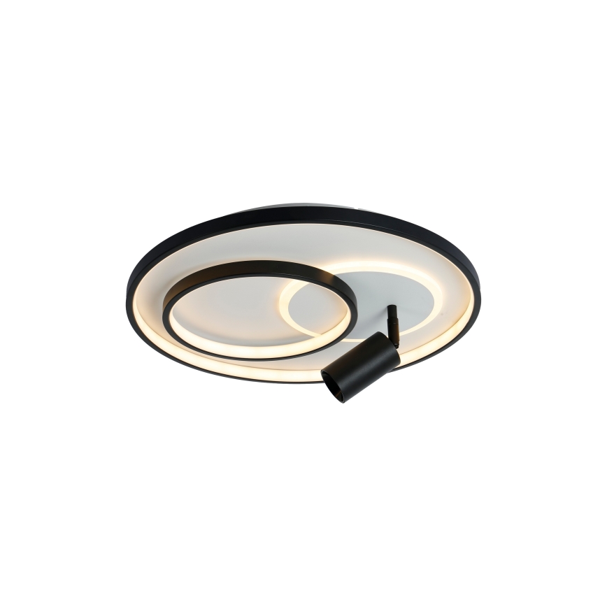 Brilagi - Regulējama LED griestu lampa UNITY LED/60W/230V + 1xGU10/3W 3000-6000K Ø 50 cm balta/melna + ar tālvadības pulti