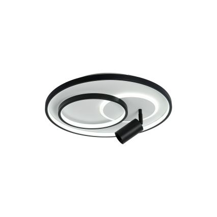 Brilagi - Regulējama LED griestu lampa UNITY LED/60W/230V + 1xGU10/3W 3000-6000K Ø 50 cm balta/melna + ar tālvadības pulti
