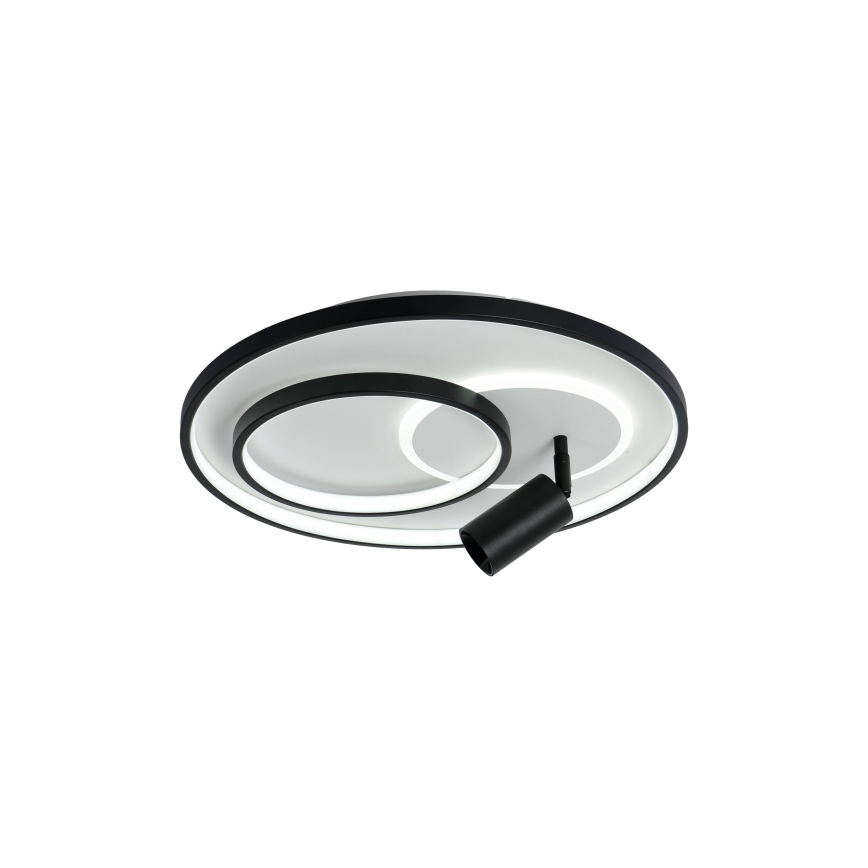 Brilagi - Regulējama LED griestu lampa UNITY LED/60W/230V + 1xGU10/3W 3000-6000K Ø 50 cm balta/melna + ar tālvadības pulti
