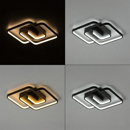 Brilagi - LED dimmējams griestu gaismeklis VELO LED/64W/230V 3000-6500K 48x48 cm + tālvadības pults