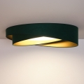 BRILAGI - LED regulējams griestu gaismeklis VELVET TWIST LED/36W/230V 3000-6000K Ø 65 cm Wi-Fi Tuya Beacon zaļš/zelts + tālvadības pults