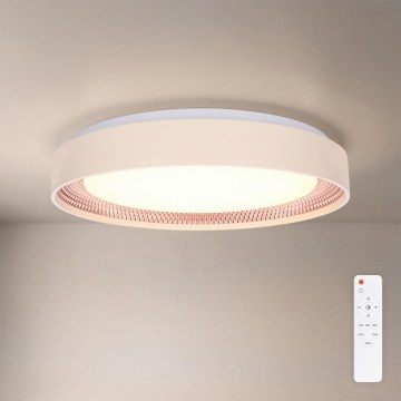Brilagi - LED regulējams griestu gaismeklis WALDO LED/48W/230V 3000-6500K Ø 40 cm bēša/zelta + ar tālvadības pulti