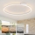 Brilagi - LED regulējams griestu lukturis PORTOFINO LED/85W/230V 3000-6000K Ø 120 cm balts + tālvadības pults