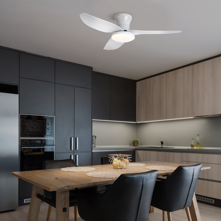 Brilagi - LED regulējams griestu ventilators LED/30W/230V 3000-6500K balts + tālvadība