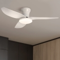 Brilagi - LED regulējams griestu ventilators LED/30W/230V 3000-6500K balts + tālvadība