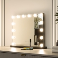 Brilagi - LED regulējams grima spogulis HOLLYWOOD LED/15W/230V 3000/4000/6500K