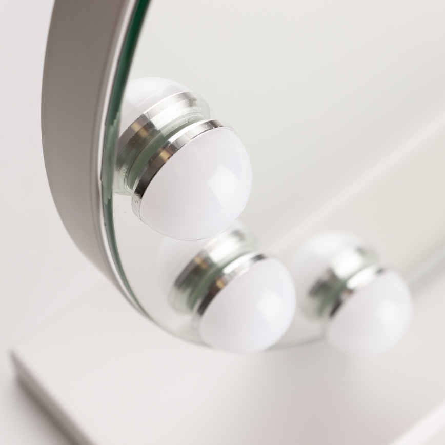Brilagi - LED regulējams grima spogulis HOLLYWOOD LED/12W/230V 3000/4000/6500K