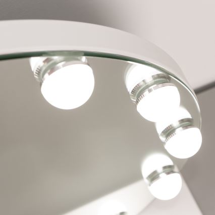 Brilagi - LED regulējams grima spogulis HOLLYWOOD LED/12W/230V 3000/4000/6500K