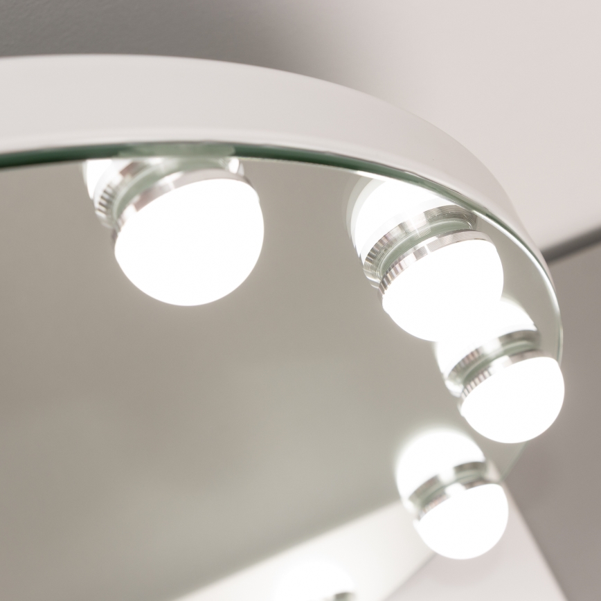 Brilagi - LED regulējams grima spogulis HOLLYWOOD LED/12W/230V 3000/4000/6500K