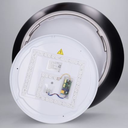 Brilagi - Regulējama LED griestu lampa ALVA LED/48W/230V 3000-6500K Ø 51 cm melna + tālvadība