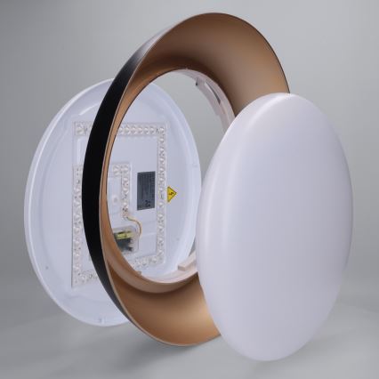Brilagi - Regulējama LED griestu lampa ALVA LED/48W/230V 3000-6500K Ø 51 cm melna + tālvadība