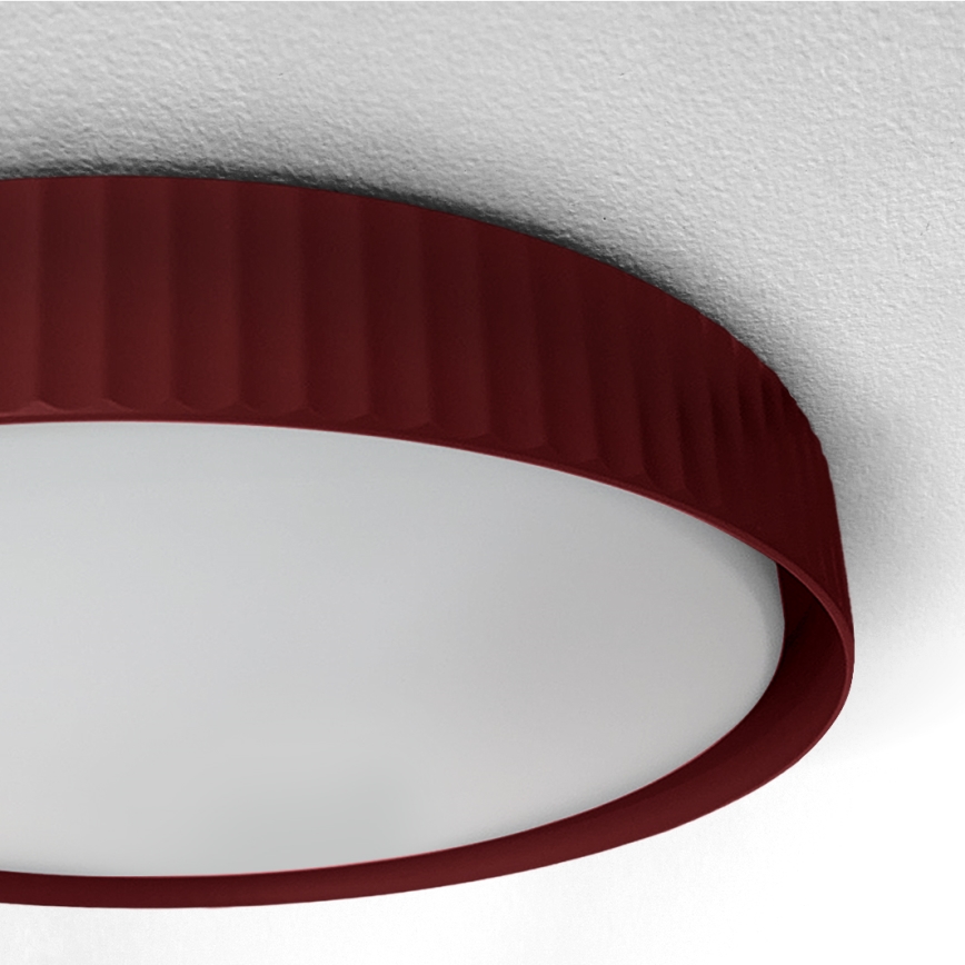 Brilagi - LED regulējama griestu lampa LUCIA LED/48W/230V 3000-6500K Ø 41 cm sarkana + tālvadības pults