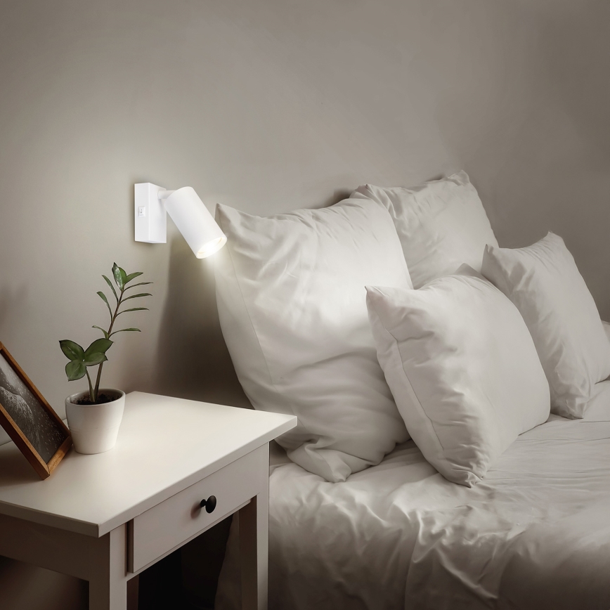 Brilagi - LED dimmējams sienas spotgaismeklis SELE 1xGU10/6,5W/230V 2700-6500K balts
