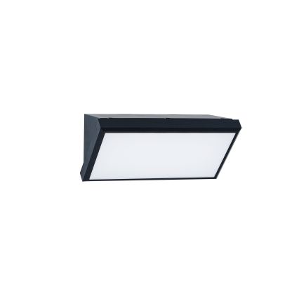 Brilagi - LED aptumšojams āra sienas gaismeklis TRIANGLE 1xE27/6W/230V 2700-6500K IP65 melns
