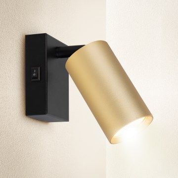 Brilagi - LED regulējams sienas prožektors SELE 1xGU10/6,5W/230V 2700-6500K melna/zelta