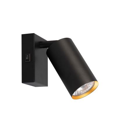 Brilagi - dimmējams LED sienas spot gaismeklis SELE 1xGU10/6,5W/230V 2700-6500K melna/zelta