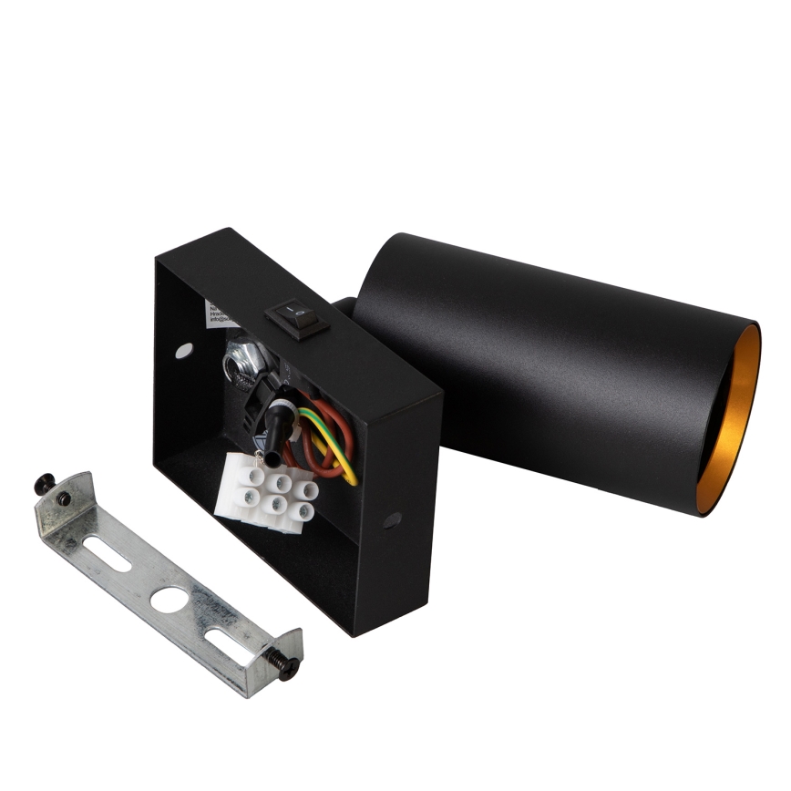 Brilagi - dimmējams LED sienas spot gaismeklis SELE 1xGU10/6,5W/230V 2700-6500K melna/zelta