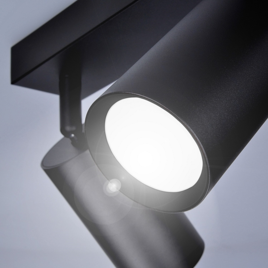 Brilagi - LED RGBW dimmējams punktveida gaismeklis SELE 6xGU10/6,5W/230V 2700-6500K melns