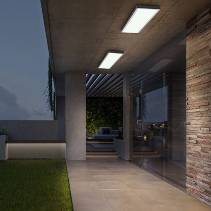 Brilagi - LED ar regulējamu spilgtumu vannasistabas griestu lampa FRAME SMART LED/50W/230V 120x30 cm 3000-6000K IP44 balta + tālvadības pults