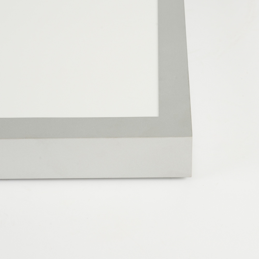 Brilagi - LED ar regulējamu spilgtumu vannas istabas griestu gaismeklis FRAME SMART LED/50W/230V 120x30 cm 3000-6000K IP44 sudraba + ar tālvadības pulti