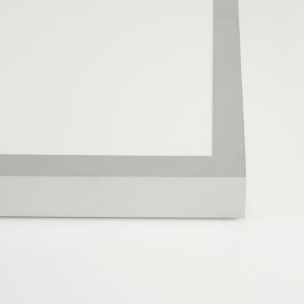 Brilagi - LED ar regulējamu spilgtumu vannas istabas griestu lampa FRAME SMART LED/50W/230V 60x60 cm 3000-6000K IP44 sudraba + tālvadības pults