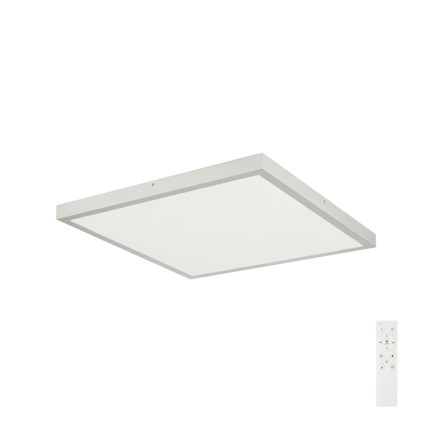 Brilagi - LED ar regulējamu spilgtumu vannas istabas griestu lampa FRAME SMART LED/50W/230V 60x60 cm 3000-6000K IP44 sudraba + tālvadības pults