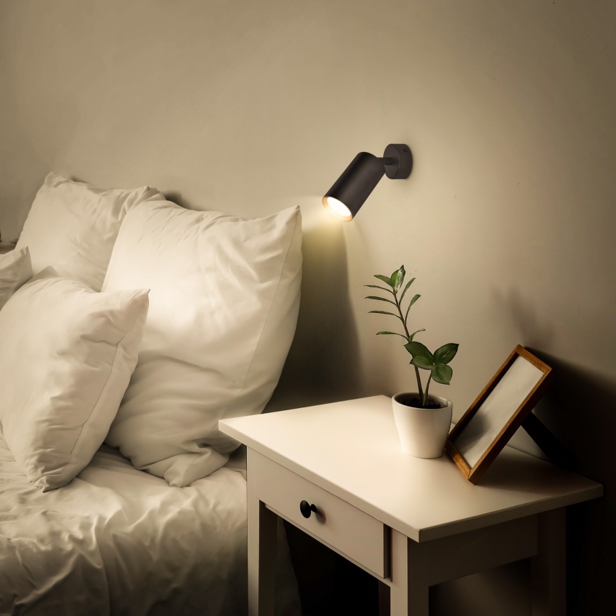 Brilagi - LED RGBW dimējams spota gaismeklis SELE 1xGU10/4,8W/230V 3000K melns/zelts + tālvadības pults
