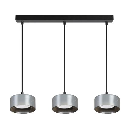 BRILAGI - LED RGB+CCT regulējama lustra uz troses AURA LUX 3xGX53/14W/230V 2700-6500K Wi-Fi Tuya melna/dūmota