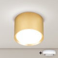 BRILAGI - LED RGB+CCT aptumšojams prožektors SMOOTH 1xGX53/14W/230V 60x82 mm 2700-6500K Wi-Fi Tuya zelta
