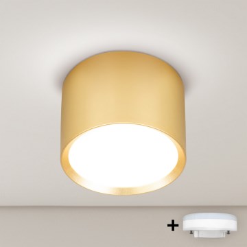 BRILAGI - LED RGB+CCT aptumšojams prožektors SMOOTH 1xGX53/14W/230V 60x82 mm 2700-6500K Wi-Fi Tuya zelta