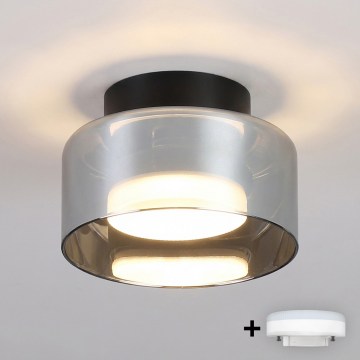 BRILAGI - LED RGB+CCT regulējams virziena gaismeklis AURA LUX 1xGX53/14W/230V 2700-6500K Wi-Fi Tuya melns/dūmains
