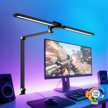Brilagi - LED RGB dimējama skārienjūtīga galda lampa ar skavu VARIO LED/18W/230V 3000-6500K CRI 96