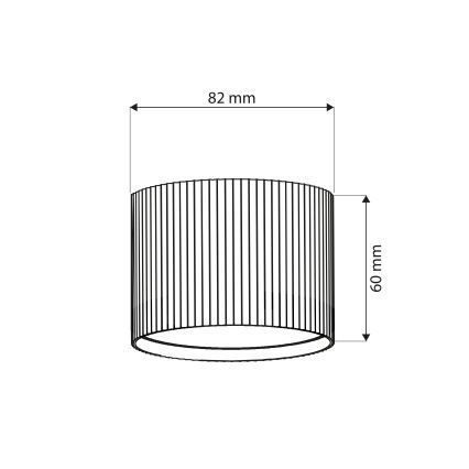 BRILAGI - LED RGB+CCT aptumšojams spot gaismeklis STRIPY 1xGX53/14W/230V 60x82 mm 2700-6500K Wi-Fi Tuya melns
