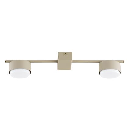 BRILAGI - LED RGB+CCT regulējams punktveida gaismeklis MONO 2xGX53/14W/230V 2700-6500K Wi-Fi Tuya bēšs