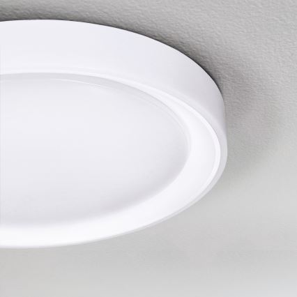 Brilagi - LED RGB aptumšojams griestu gaismeklis FLOCO LED/30W/230V Ø 39,5 cm 3000-6500K Wi-Fi Tuya + LED/6W + tālvadība