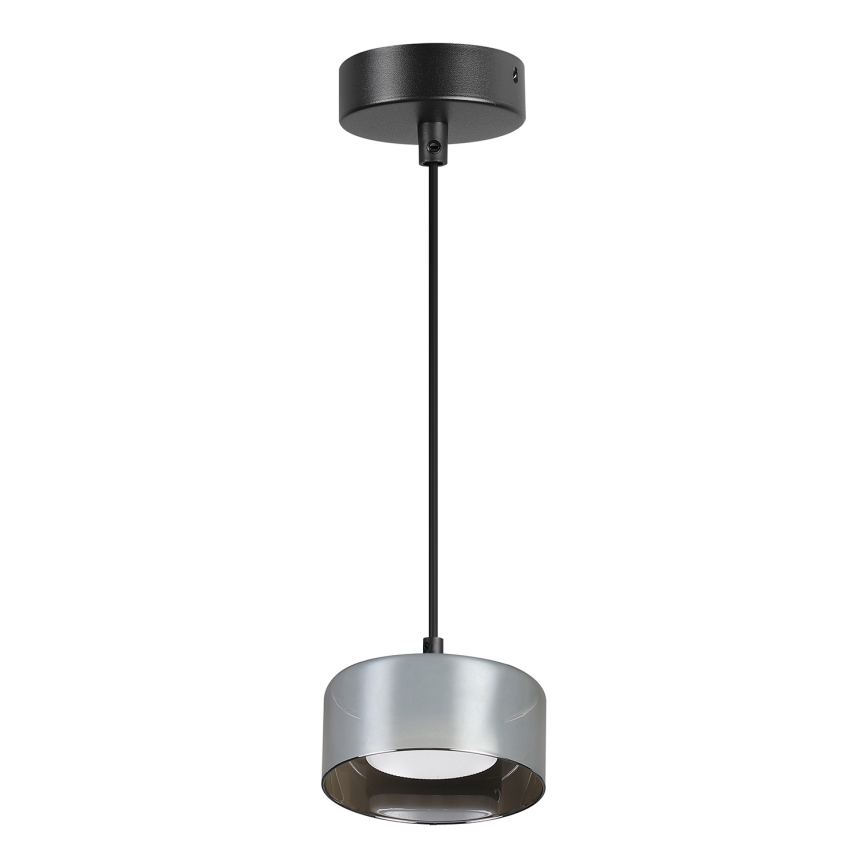 BRILAGI - LED RGB+CCT dimējama lustra uz troses AURA LUX 1xGX53/14W/230V 2700-6500K Wi-Fi Tuya melna/dūmakaina