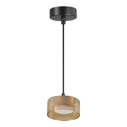 BRILAGI - LED RGB+CCT aptumšojams piekaramais gaismeklis uz kabeļa AURA LUX 1xGX53/14W/230V 2700-6500K Wi-Fi Tuya melns/zelts