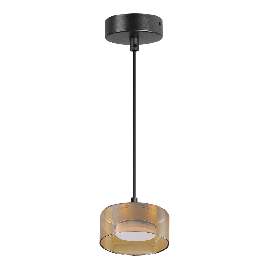 BRILAGI - LED RGB+CCT aptumšojams piekaramais gaismeklis uz kabeļa AURA LUX 1xGX53/14W/230V 2700-6500K Wi-Fi Tuya melns/zelts