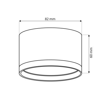 BRILAGI - LED RGB+CCT aptumšojams virziena gaismeklis SMOOTH 1xGX53/14W/230V 60x82 mm 2700-6500K Wi-Fi Tuya melns