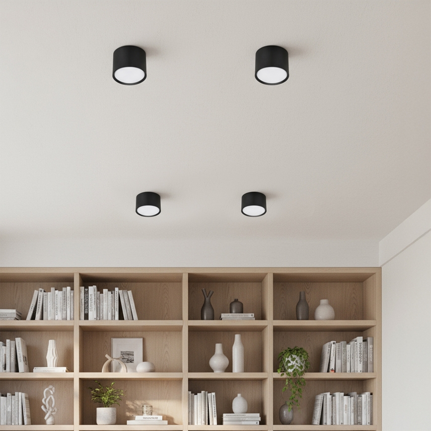 BRILAGI - LED RGB+CCT regulējams spot gaismeklis SMOOTH 1xGX53/14W/230V 60x82 mm 2700-6500K Wi-Fi Tuya melns