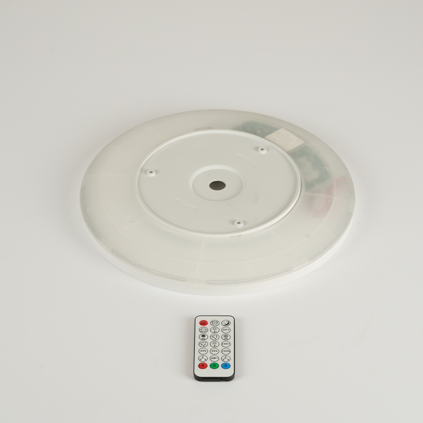 Brilagi - LED RGBW Regulējams griestu gaismeklis ULTRA SLIM LED/18W/230V 2700-6500K Ø 30 cm balts + tālvadības pults