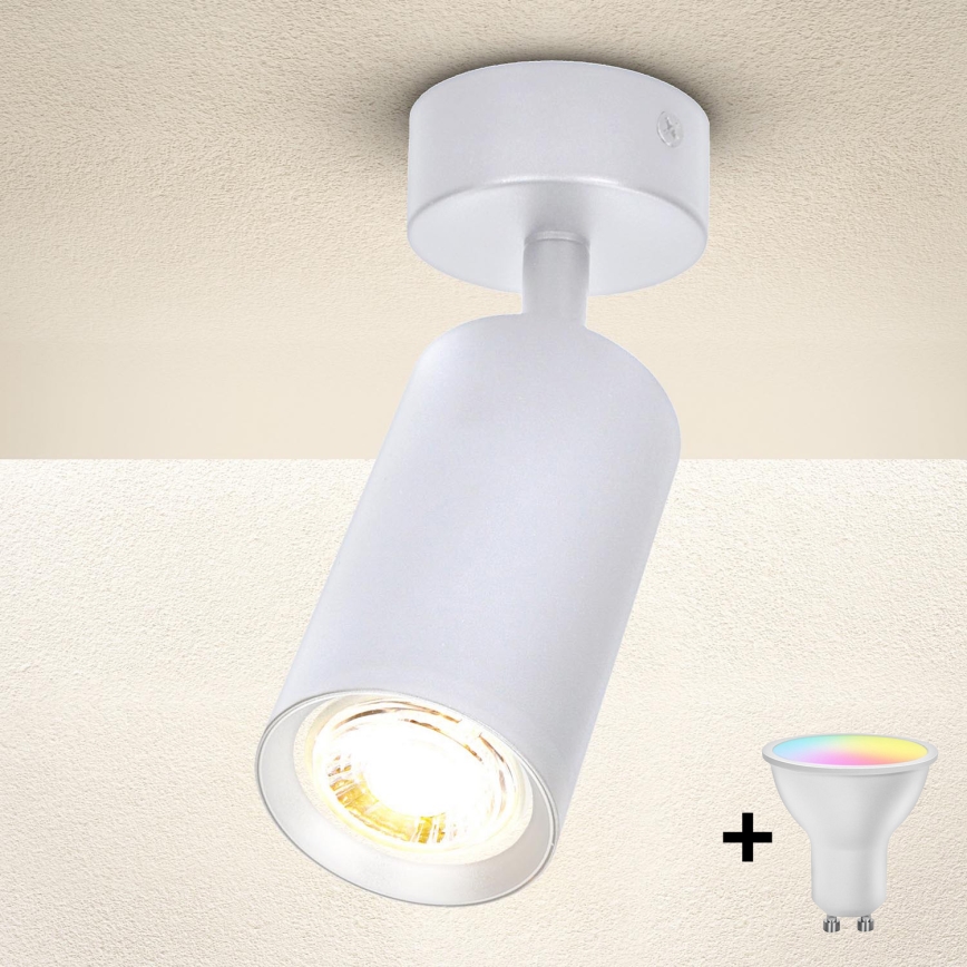 Brilagi - LED RGBW aptumšināms spotgaismeklis SELE 1xGU10/6,5W/230V 2700-6500K balts