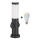 Brilagi - LED RGBW aptumšojama āra lampa ar 2 kontaktligzdām 1xE27/15W/230V 2700-6500K IP44 40 cm melna