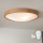 Brilagi - LED RGBW aptumšojama griestu lampa CARVALHO SLIM 3xE27/9W/230V 2700-6500K Wi-Fi ozols Ø 47 cm